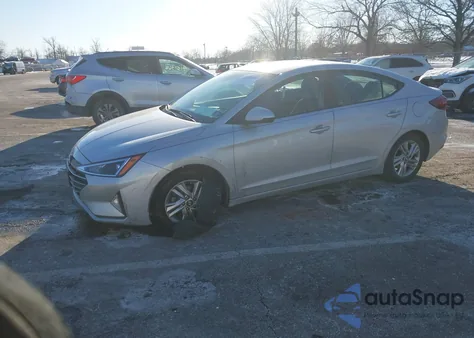2019 Hyundai Elantra Sel from USA, damaged, VIN 5NPD84LF8KH427319